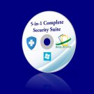 5-in-1 Anti Virus Security Suite Antivirus Removal Tool Malware Spyware Windows