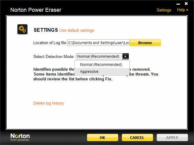 norton uninstall tool from my mobile phone