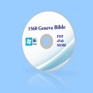 1560 Geneva Bible with Apocrypha Vintage Breeches Bible Study Church eBook CD