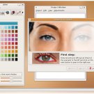 Pro Virtual Makeup Designer Makeover Hairstyler Hair Tester Software Program