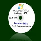 Windows Vista Business SP2  Install / Reinstall / Restore / Recovery Repair Disc
