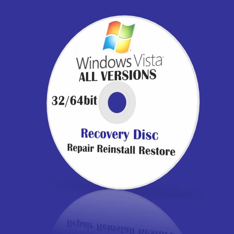 Windows Vista ALL Editions Install / Reinstall / Restore / Recovery Repair Disc