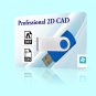Professional CAD Software AUTOCAD 2D CAD open DWG DXF files Windows 7, 8 10 USB