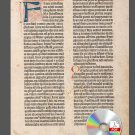 Latin Gutenberg Bible 1454 Old Bible Johann Gutenberg PDF on DVD