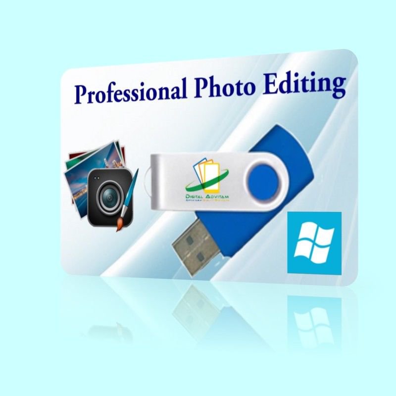 2023 Professional Photo Image Editing Software Photo shop Guide Windows 10 USB