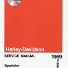 Harley Davidson Sportster Service Manual 1969 to 1959 99484-69 PDF CD