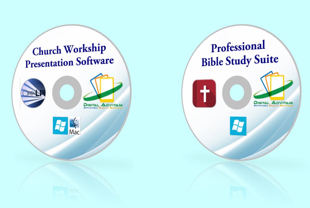 Church Worship Presentation Software Bible Study verses Song projector Windows