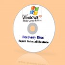 Microsoft Windows XP Media Center Re-install Repair Recover Restore Boot CD Disc