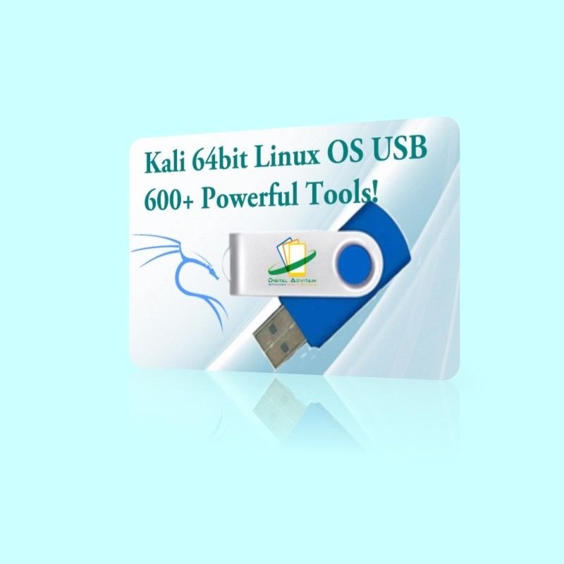 KALI LINUX Operating system Hack Penetration Testing WiFi 64 bit Live USB