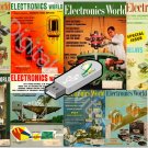 Popular Electronics World Magazine COMPLETE Collection 164 issues pdf USB
