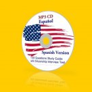 2023 Latest mp3 CD Study Guide for the US Citizenship Test in Spanish Español