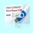 16GB USB Windows PC Repair Rescue Disk Boot Clone Anti virus Password Reset Tool