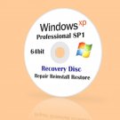 Microsoft Windows XP Professional 64bit SP1 Fix Repair Recover Restore Boot CD