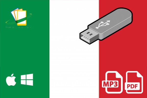 Learn Italian Language Training Course Speak FAST & EASY MP3 Audio PDF USB