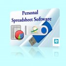 Spreadsheet software save and import Microsoft Excel 2007 2010 2013 Windows USB