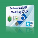 3D CAD Software 3D Solid Modeling Design PC WINDOWS  XP VIsta 7 8 10 Mac OSX USB