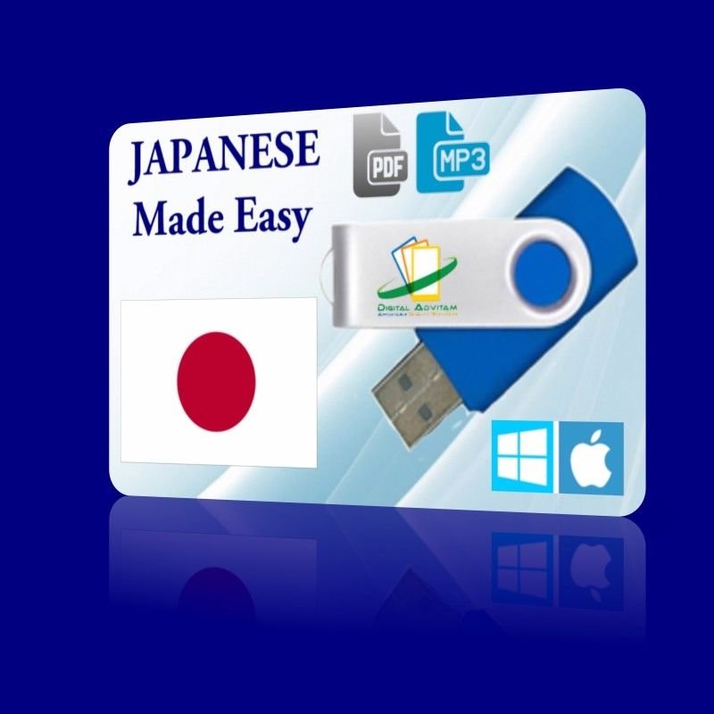 Learn Japanese Language Training Course Speak FAST & EASY MP3 Audio PDF USB