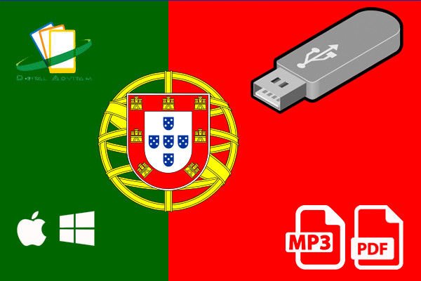 Learn Portuguese Language Training Course Speak FAST & EASY MP3 Audio PDF USB