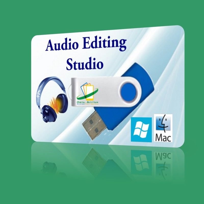 2023 Professional Audio Editing Recording Software Studio MP3 Sound Music USB