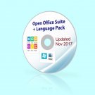 Latest Open Office Suite + Language Pack for Microsoft Windows 10 & Mac doc word