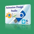 Pro 3D Animation Computer Graphics Design Software for Windows 10 & Mac OSX USB