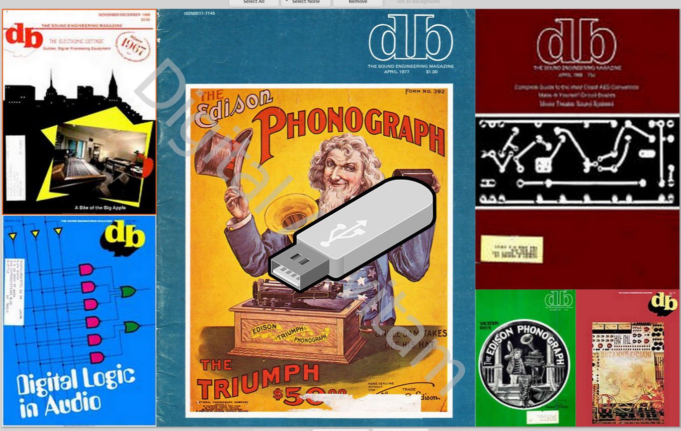 dB The Sound Engineering Magazine Largest Collection issues pdf CD Audio USB