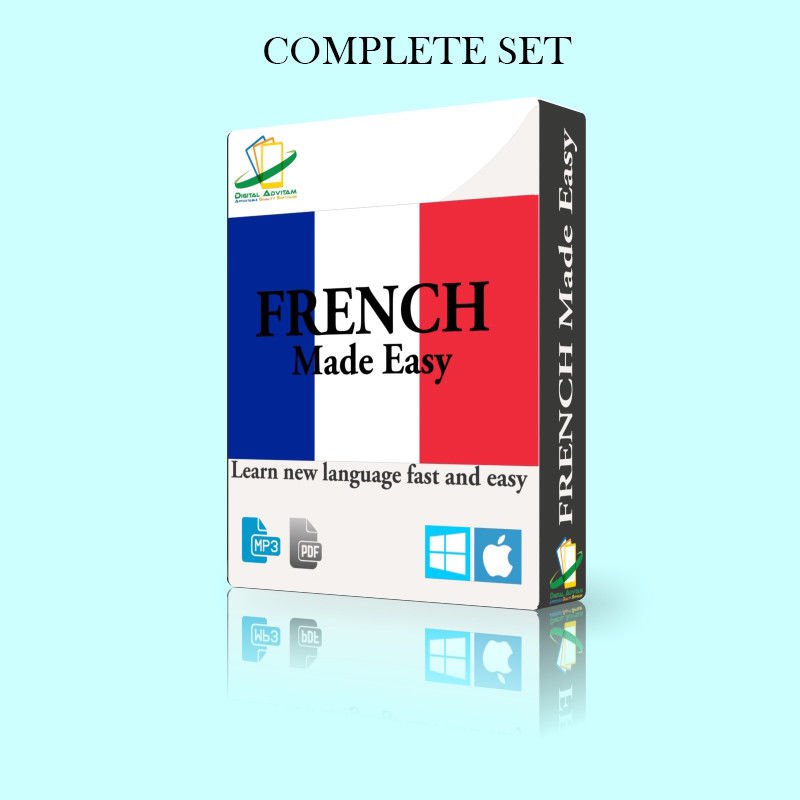Learn FRENCH Language Training Course Speak Easy Fast MP3 Audio PDF Complete DVD