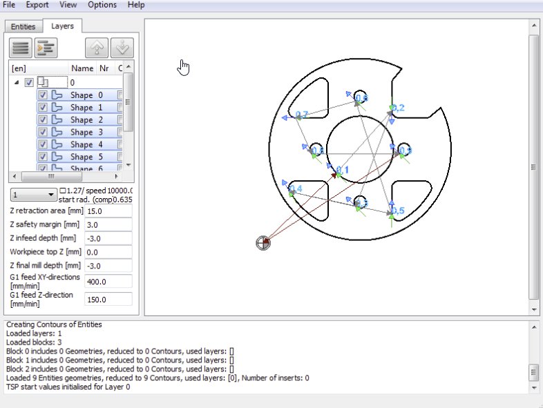 DXF to G-code Converter Software Convert 2D DXF Drawings to CNC Machine USB