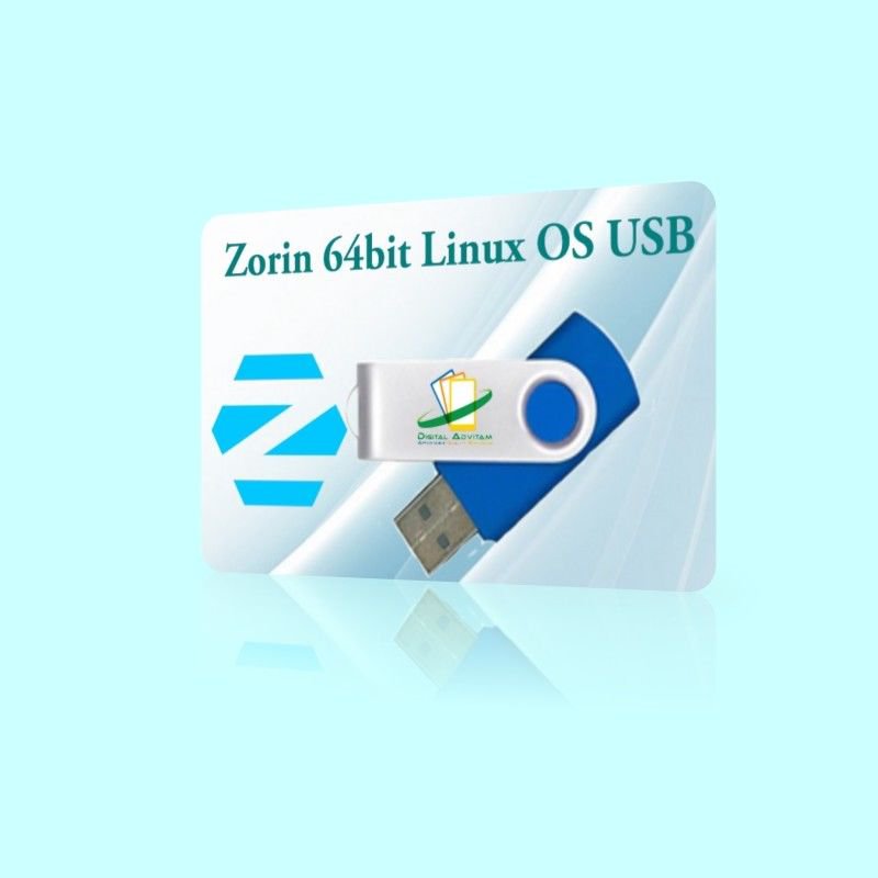 Latest Zorin OS 12.2 64 bit Bootable Linux Operating System WIndows USB
