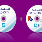2023 Pro 2D 3D CAD software parametric modeler WINDOWS 10 8 7 XP PC and Mac OSX