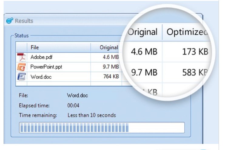 how to reduce file size for email