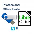 USB 2023 Libre Professional Office Suite Home & Student Windows & Mac OSX