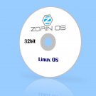 Latest Zorin OS 12.2 32-bit Bootable Linux Operating System WIndows DVD