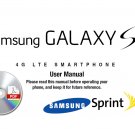 Samsung Galaxy S5 G900P Smartphone Phone Sprint User Manual Guide PDF CD