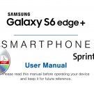 Samsung Galaxy S6 Edge Plus Edge+ G928P Smartphone Sprint User Manual Guide CD