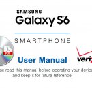 Samsung Galaxy S6 G920V Smartphone Phone Verizon User Manual Guide PDF CD