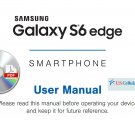 Samsung Galaxy S6 Edge G925R4 Smartphone Phone US Cellular User Manual Guide CD