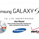 Samsung Galaxy S5 G900V Smartphone Phone Verizon User Manual Guide PDF CD