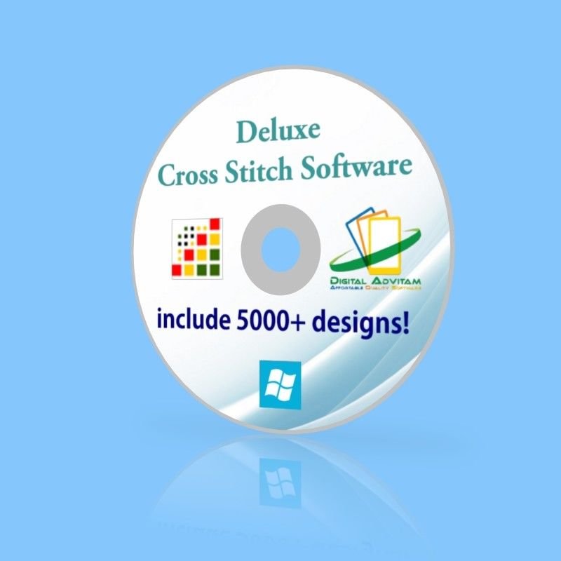 Deluxe Cross Stitch Software Design Program Pattern Maker publisher PC