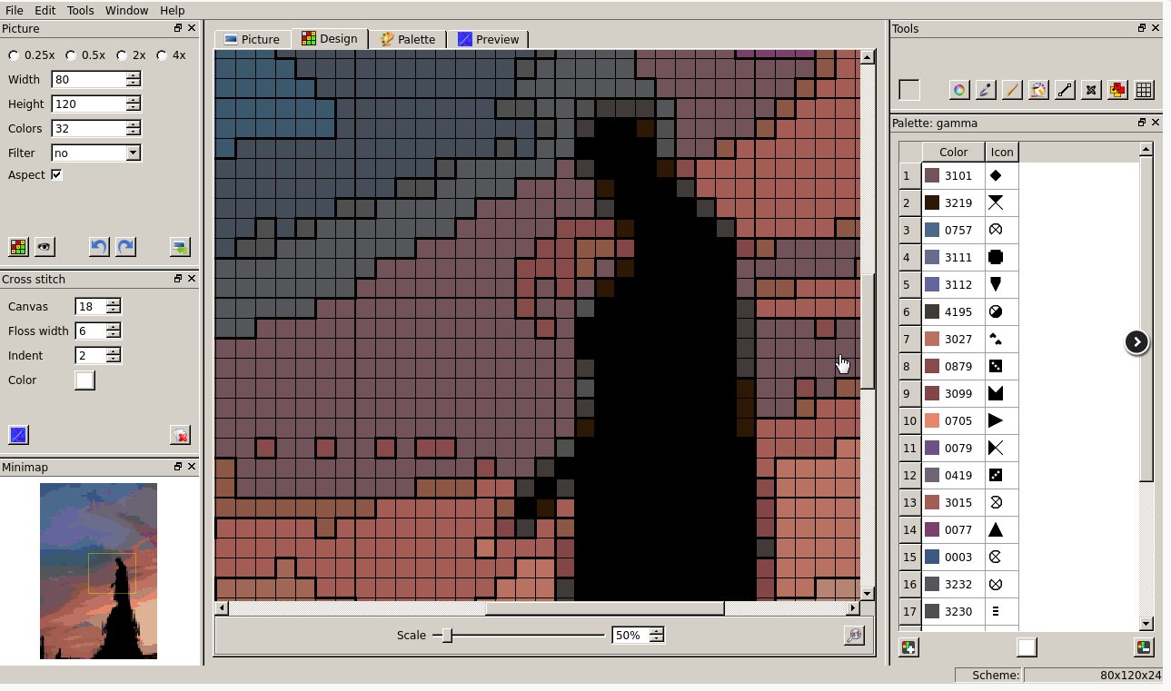Deluxe Cross Stitch Software Design Program Pattern Maker publisher PC