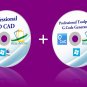 2D CAD Software + Toolpath G-code Generator CNC machining 3D CAD Model STL