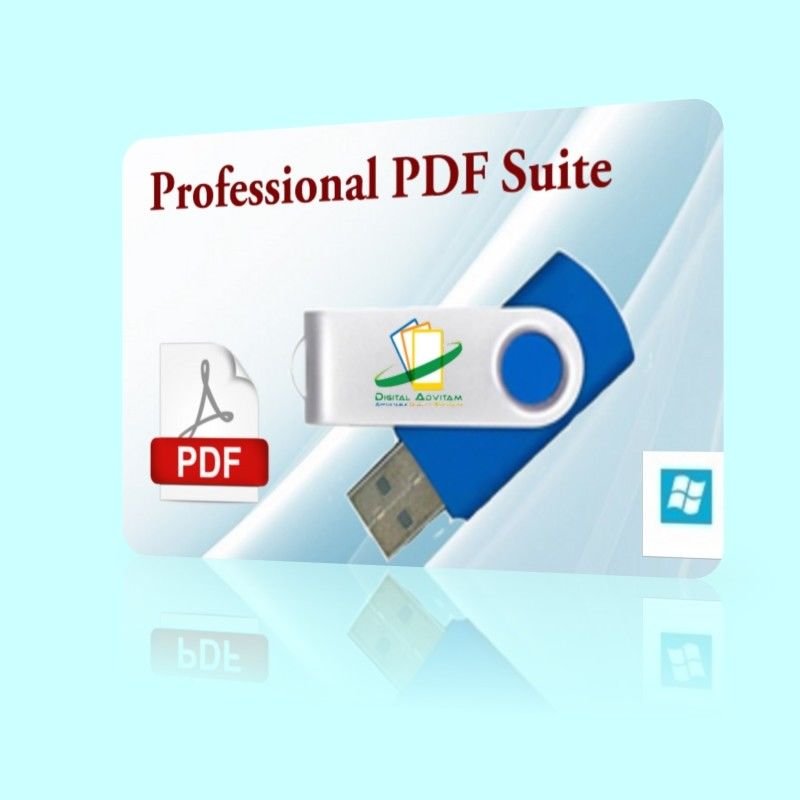 2023 Professional PDF Suite Convert Create Split Merge Windows 10 8 7 USB