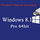 Microsoft Windows 8.1 Pro 64 bit Install Recovery Repair Restore disc Fix USB