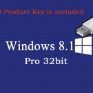 Microsoft Windows 8.1 Pro 32 bit Install Recovery Repair Restore disc Fix USB