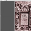 King James Bible 1611 First Edition + Latin Gutenberg Bible 1454 BONUS KJV