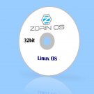 Latest Zorin OS 12.3 32-bit Bootable Linux Operating System WIndows DVD