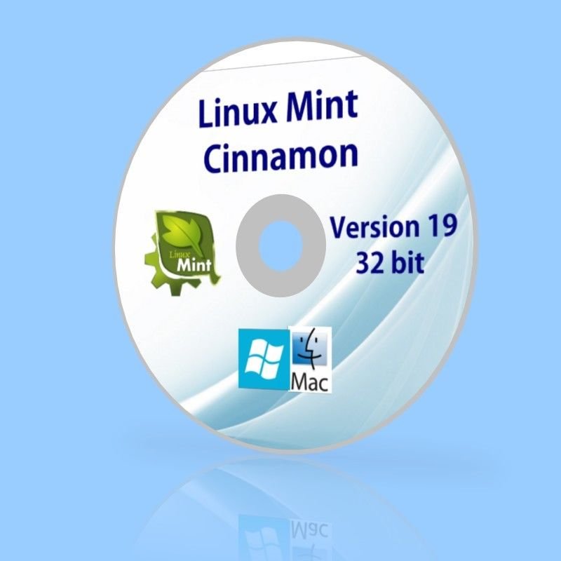 Linux Mint 19 OS LIVE Cinnamon Desktop 32 BIT Tara Replace Windows 10 Disc DVD