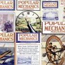 Popular Mechanics Magazine Vintage 125 back issues pdf CD DVD disc 1 1905-1917