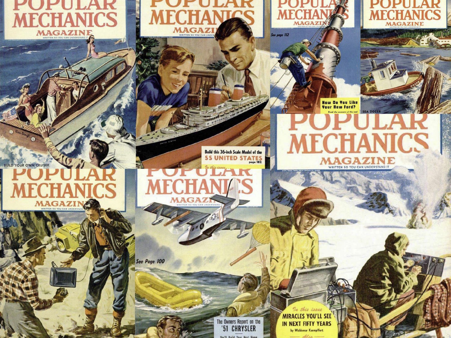 Popular Mechanics Magazine Vintage 72 Back Issues Pdf CD DVD Disc 5 ...