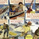 Popular Mechanics Magazine Vintage 72 back issues pdf CD DVD disc 5 1947-1952